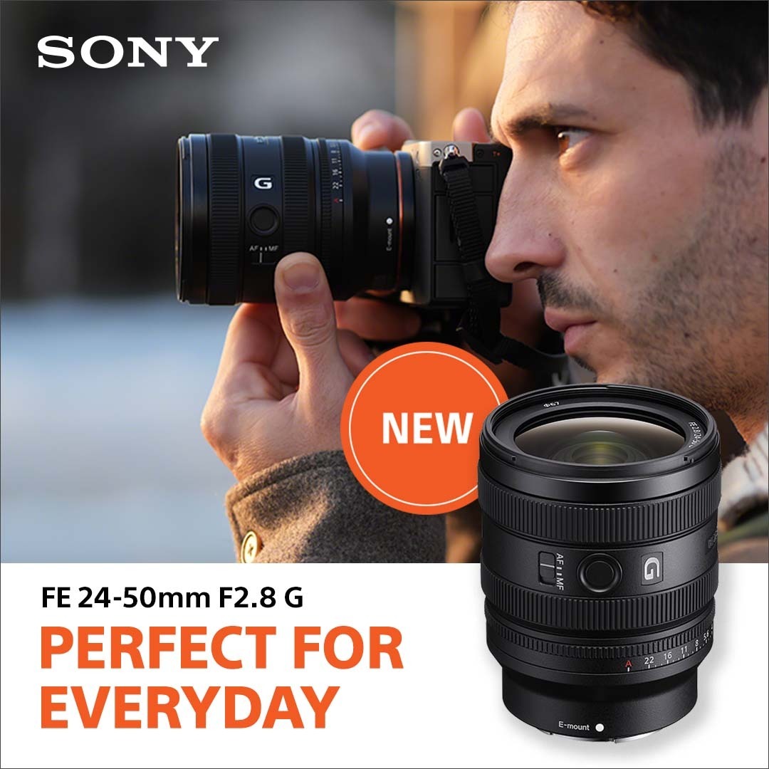 Pre-order NOW! Sony FE 24-50mm F2.8 G Lens